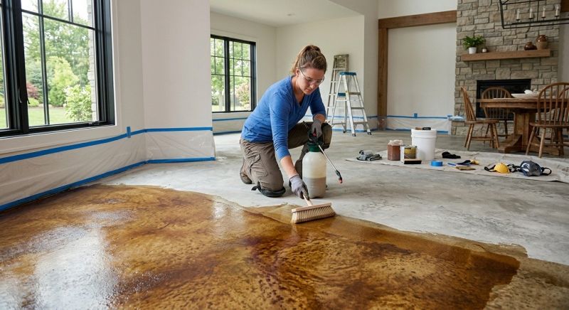 Concrete Slab Finishing in Frisco, TX