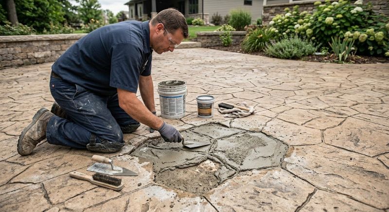 Decorative Concrete Repair in Ann Arbor, MI