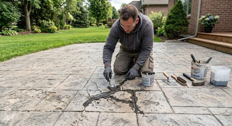 Decorative Concrete Repair in Manassas, VA